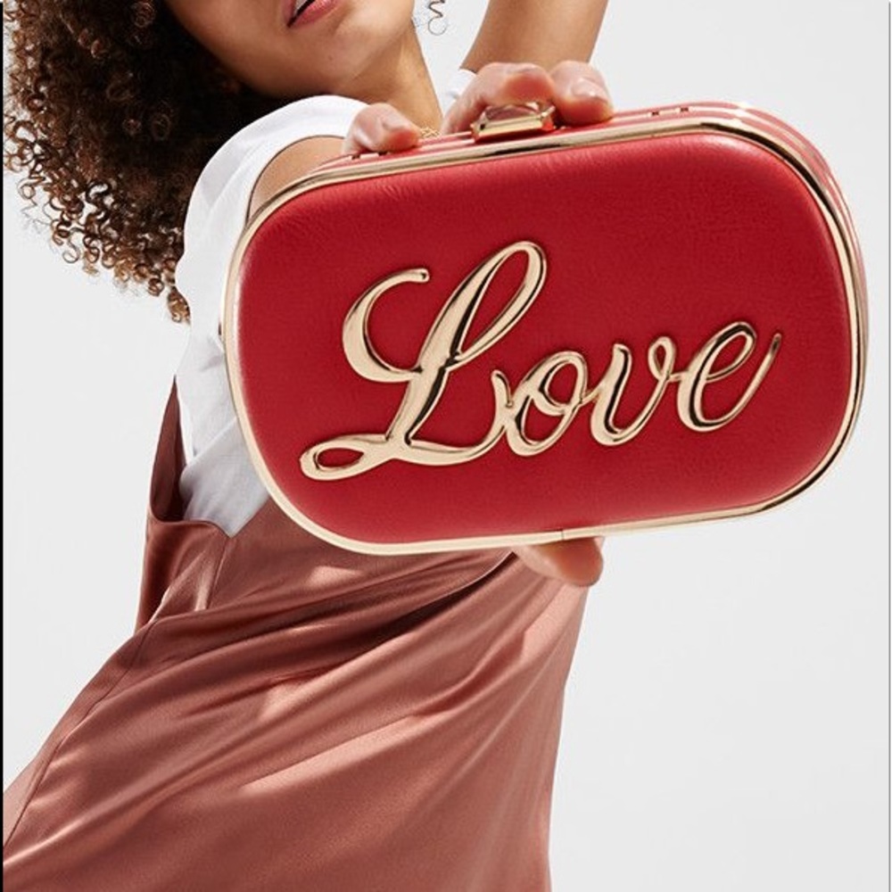Aldo loverania red clutch